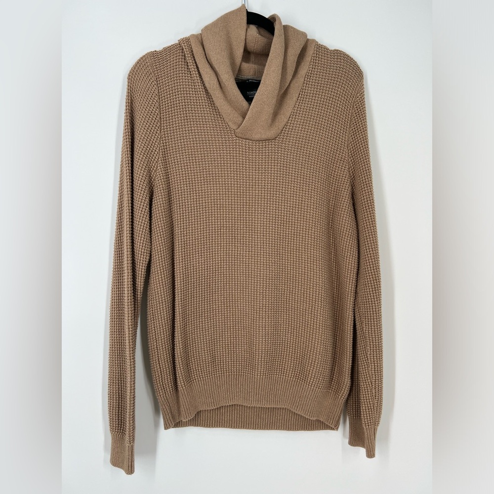 Nordstrom Men’s Tan Cashmere Cotton Blend Sweater Medium